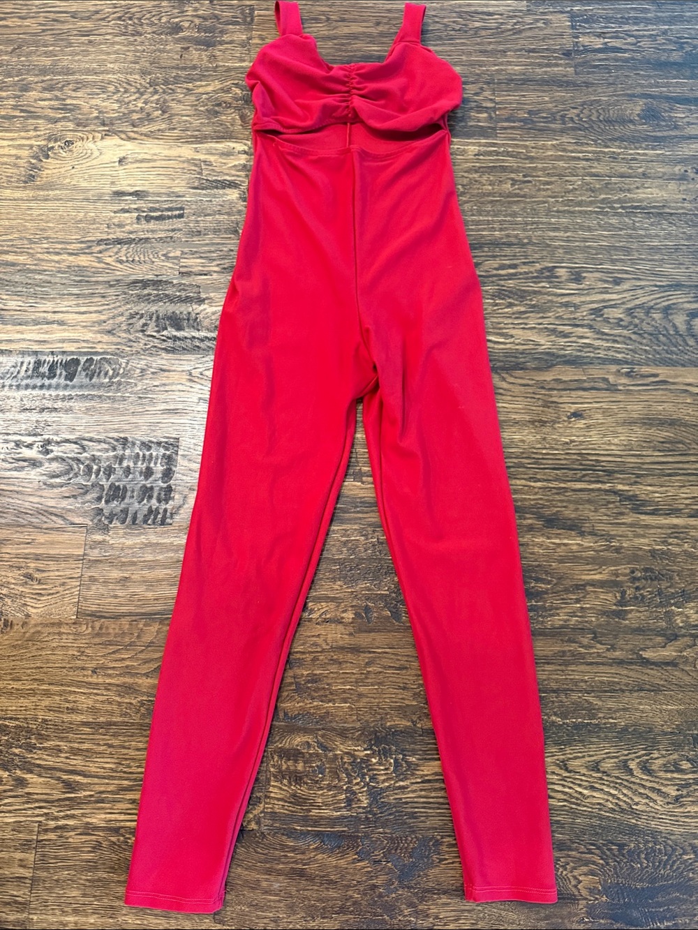 Bluewater Dancewear Red Dance Unitard - Stretchy Performance Jumpsuit